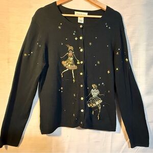 Susan Bristol Embellished Cardigan XL
